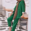 کت و شلوار سبز
