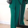 شلوار کرپ سبز