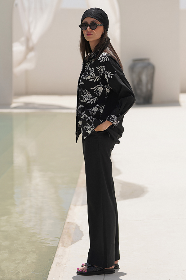 شومیز و شلوار مشکی