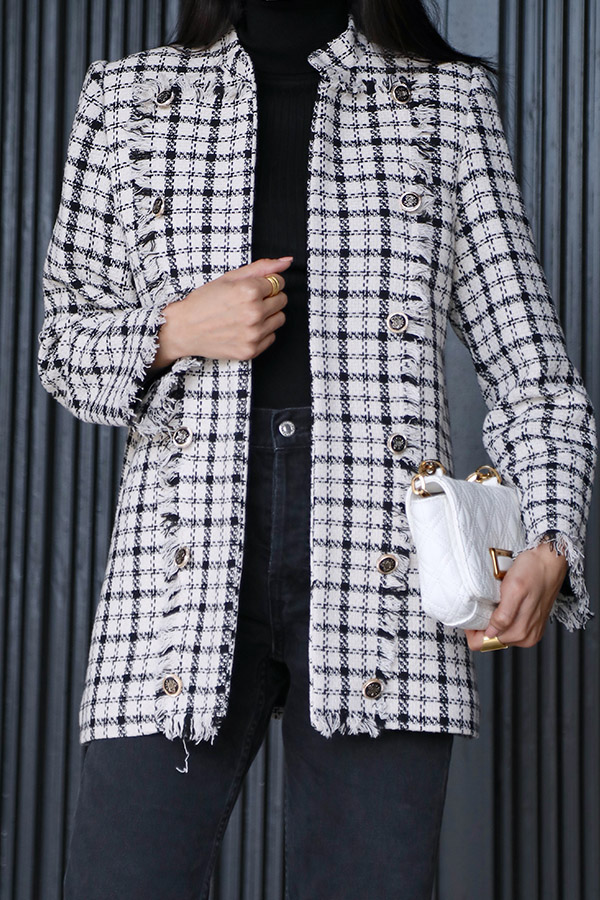 کت شنل سفید