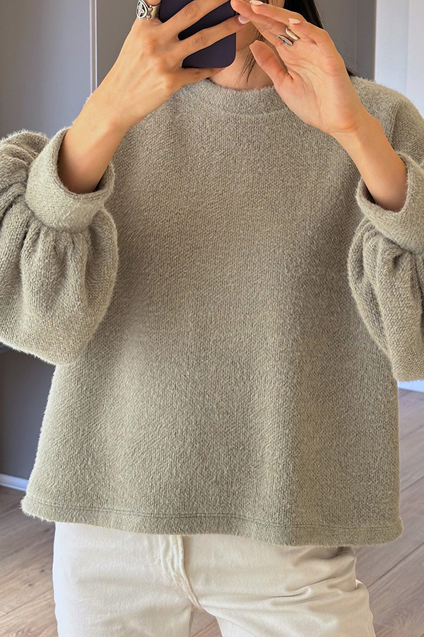 بلوز پشمی سبز