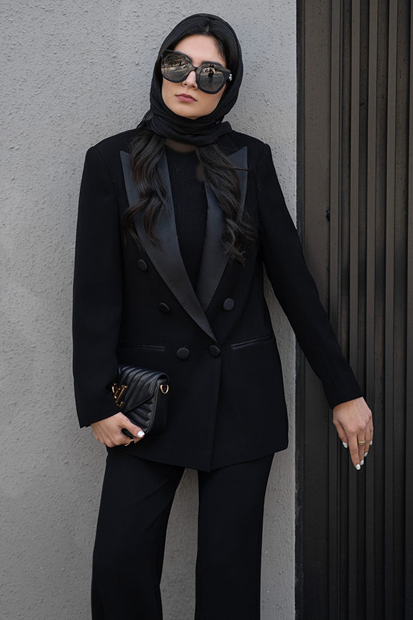 کت کرپ مشکی