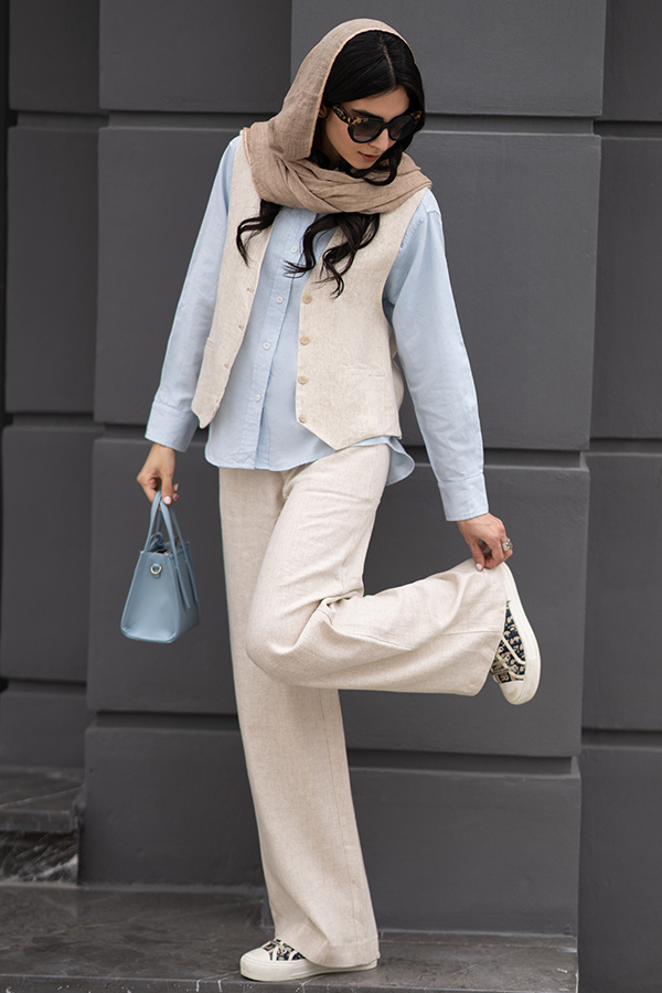 ست جلیقه و شلوار زنانه