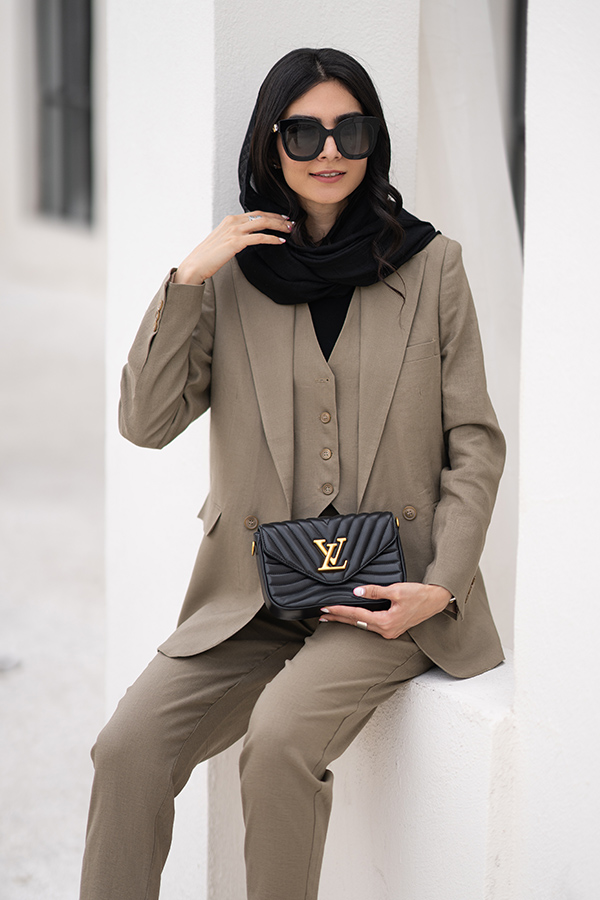 کت و جلیقه لینن