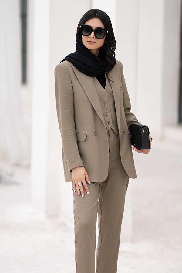 کت و شلوار لینن