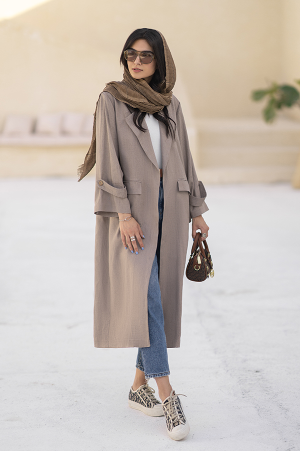 مانتو لینن نسکافه ای