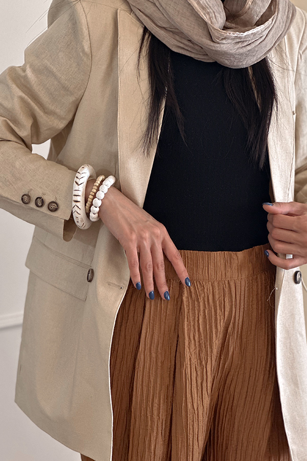 جزییات کت لینن