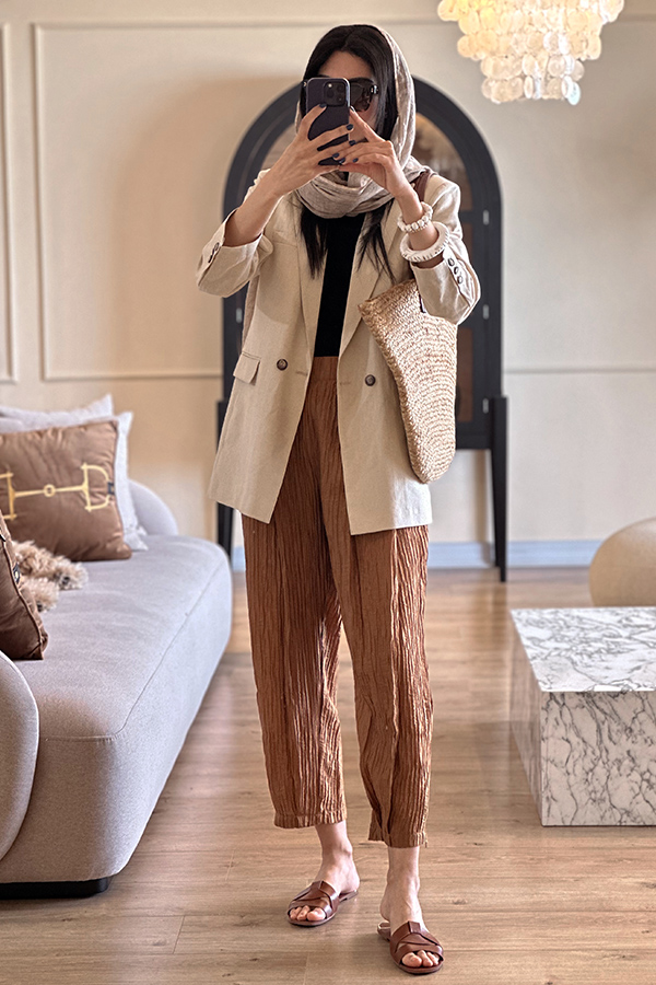 کت لینن زنانه