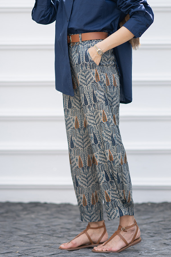 شلوار لینن زنانه