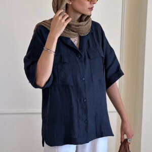 شومیز سورمه ای
