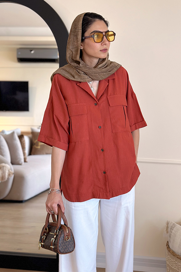 شومیز لینن زنانه