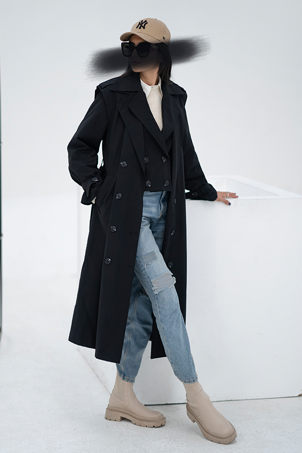 ترنچ کت بلند