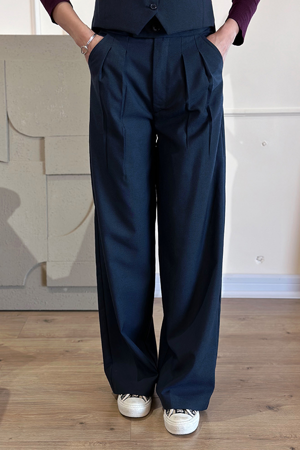 شلوار فاستونی سرمه ای