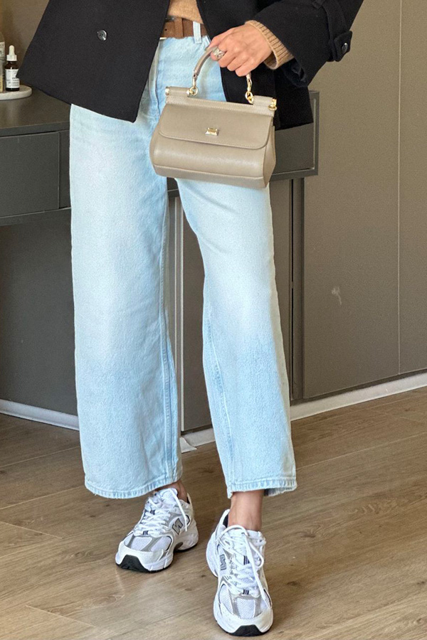 شلوار جین ابی روشن