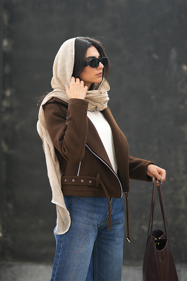 فوتر قهوه ای