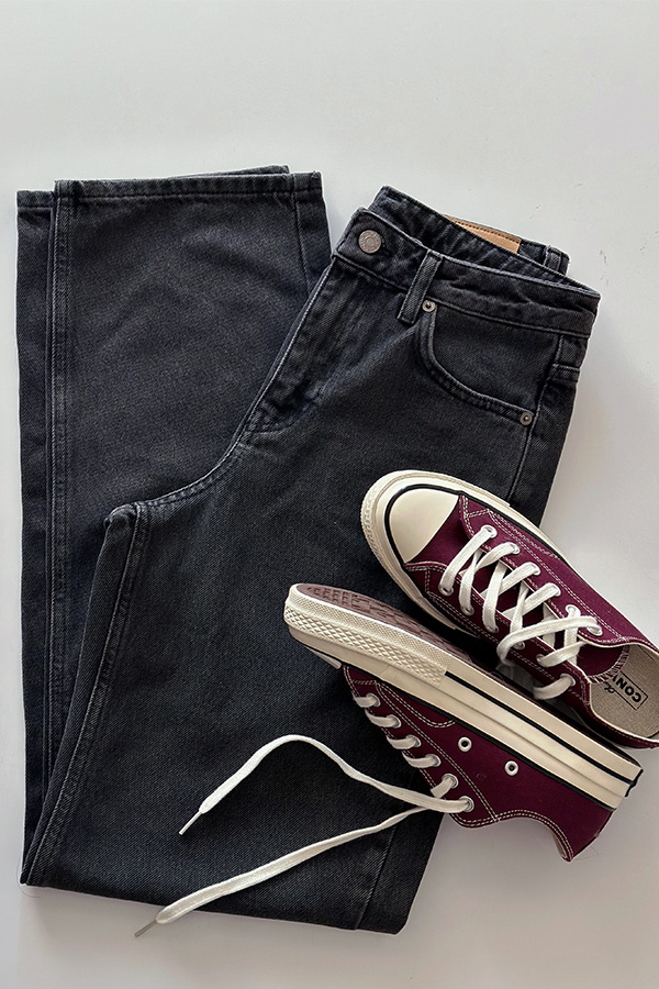 شلوار جین زنانه ترک طوسی