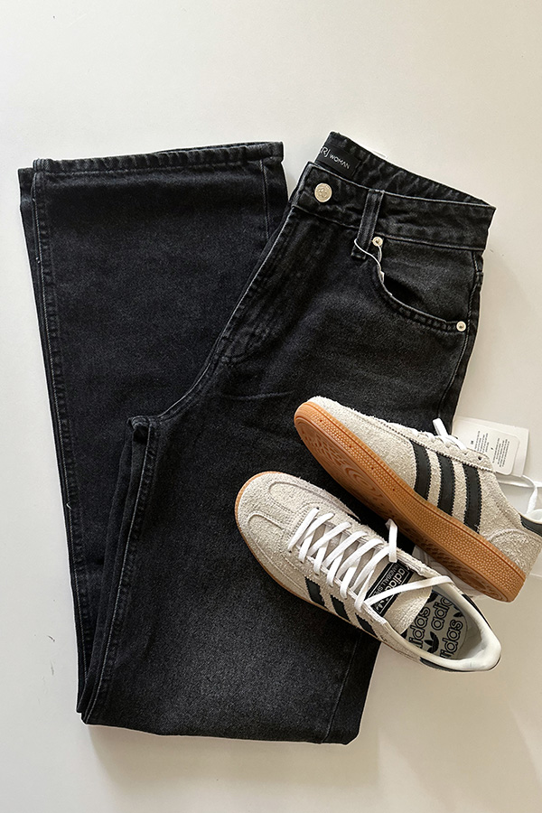 شلوار جین زنانه مشکی ذغالی