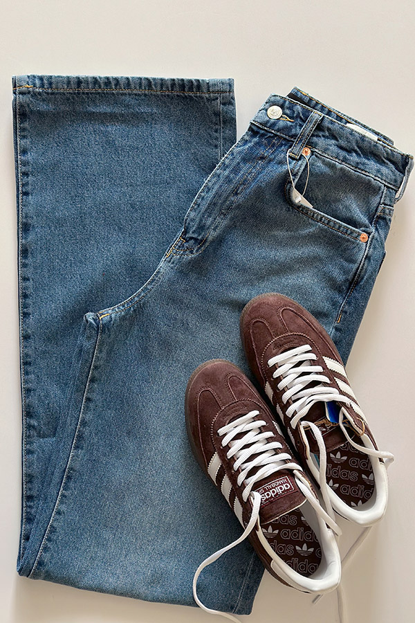 شلوار جین زنانه آبی اورجینال ترک Grj