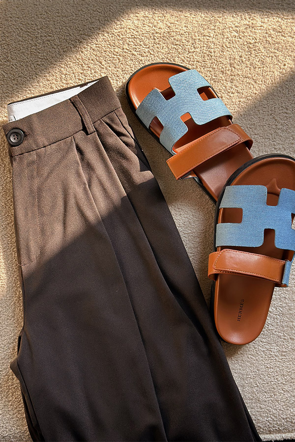 شلوار زنانه قهوه ای ترک