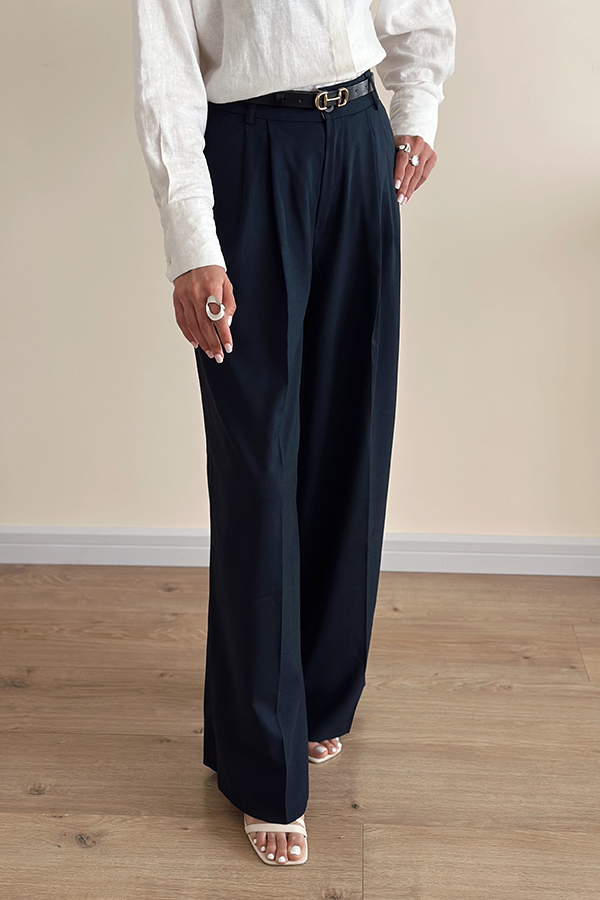 شلوار سرمه ای ترک