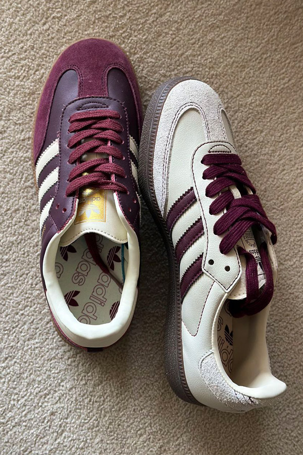 کتونی ادیداس سامبا زرشکی