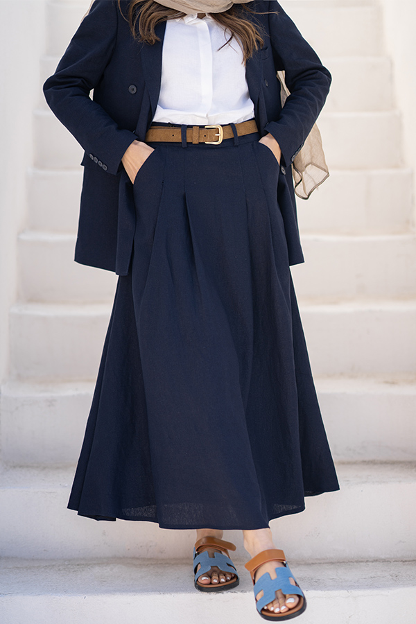 دامن سرمه ای