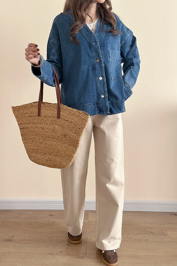 کت جین زنانه آبی مرتا