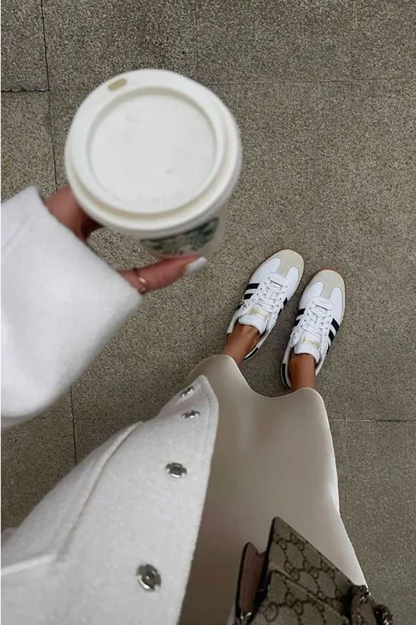 کتونی آدیداس سامبا سفید