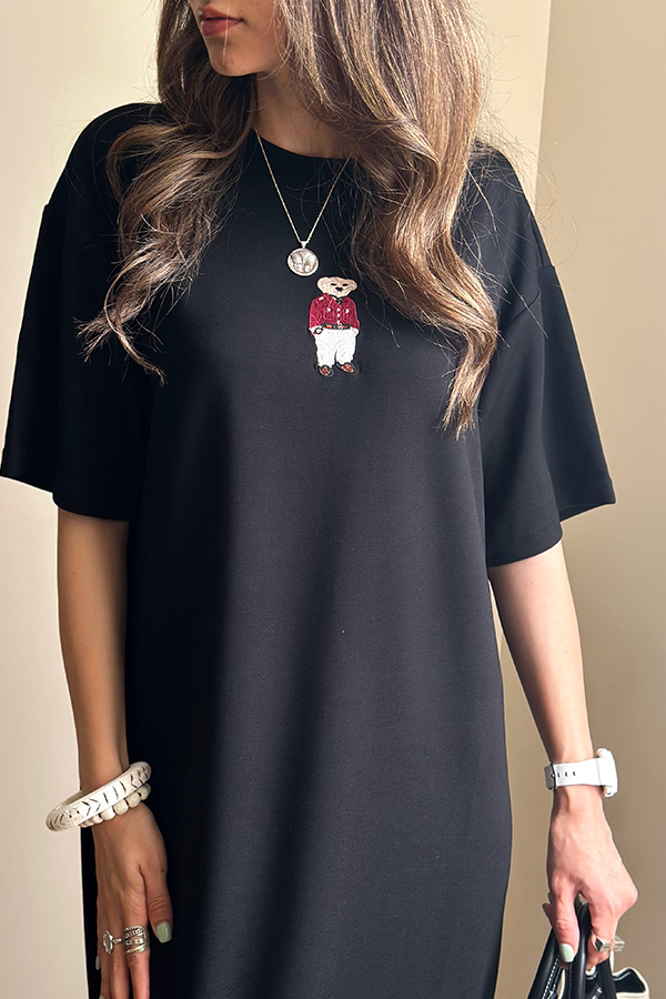 پیراهن بلند مشکی زنانه