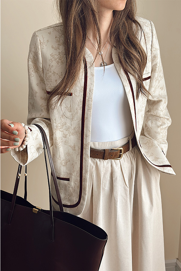 کت لینن زنانه مرتا