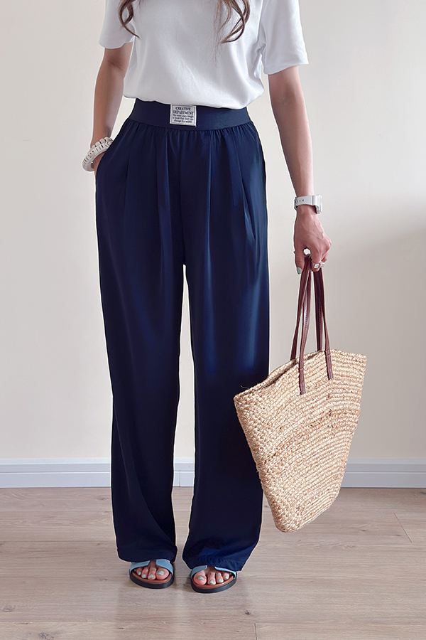 شلوار ازاد سرمه ای