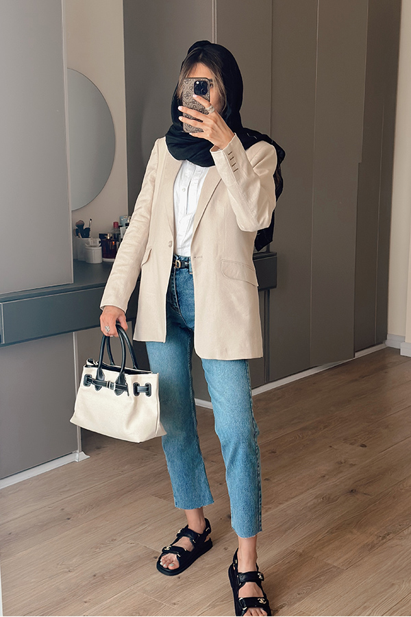 شلوار جین ترک زنانه ابی