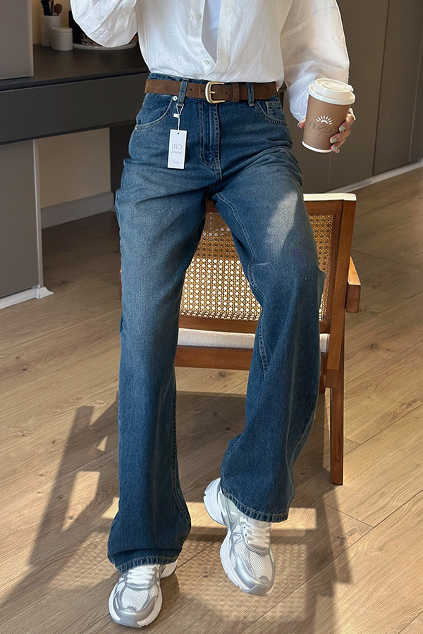 شلوار جین سرمه ای زنانه