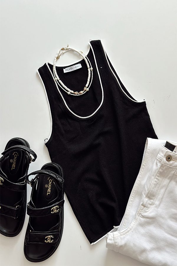 تاپ مشکی ترک