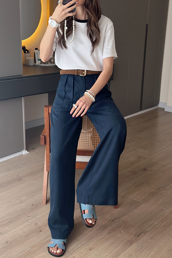 شلوار راحت زنانه مرتا سرمه ای