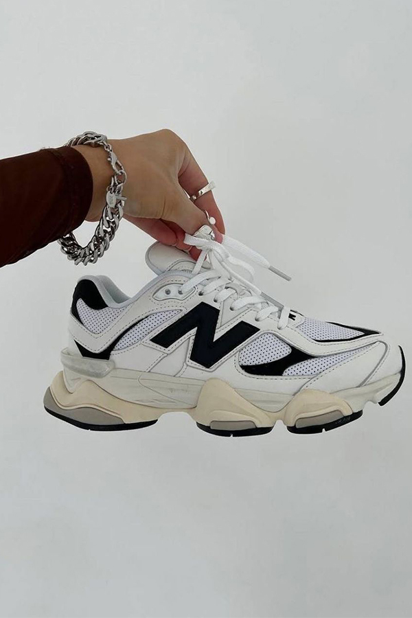 کتونی 9060 سفید مشکی