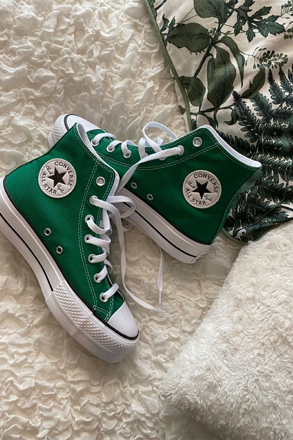 کتونی کانورس ساق بلند شبدری