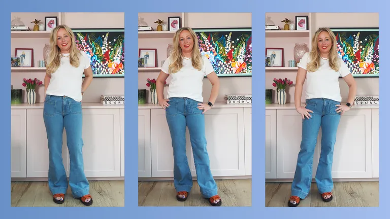 شلوار جین دمپا گشاد