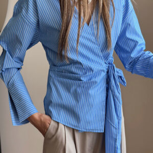 شومیز ابی ترک زنانه