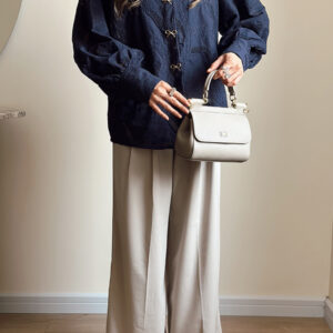 شومیز سرمه ای