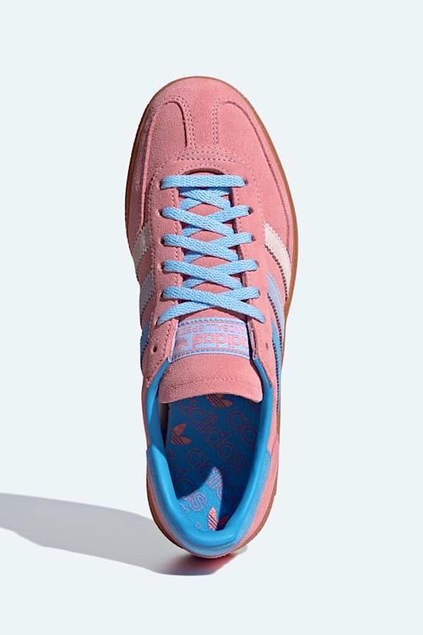 کتونی ادیداس اسپیزل صورتی آبی