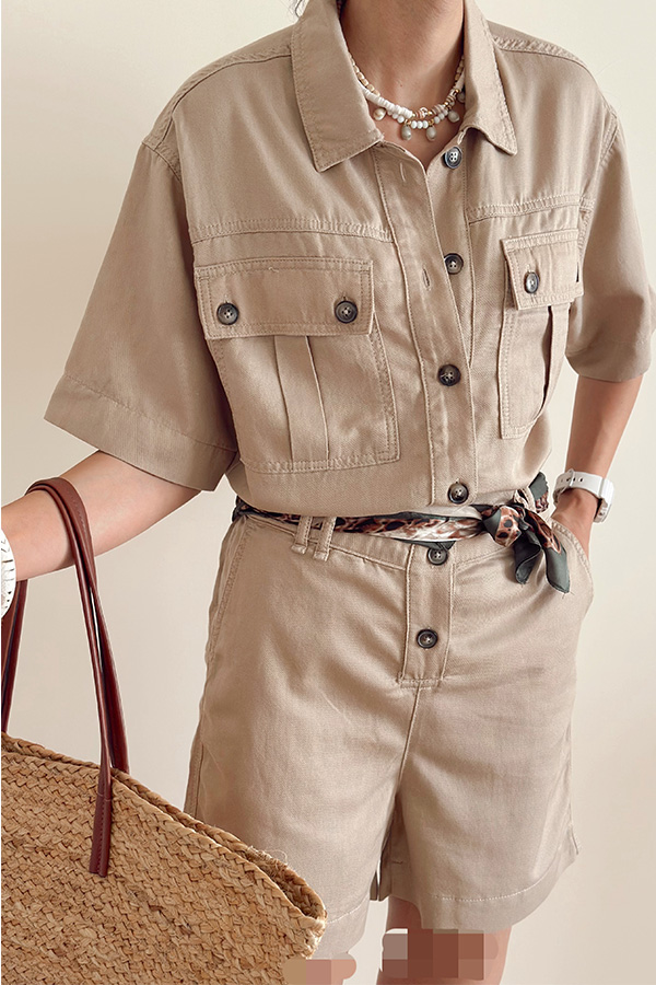 سرهمی کتان Mavi