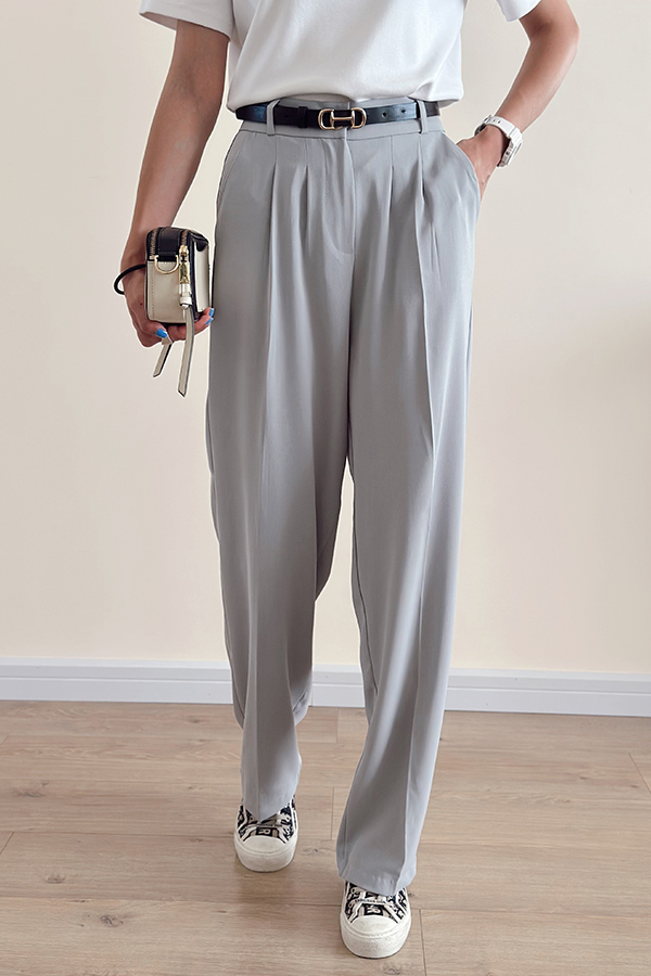 شلوار پری طوسی روشن