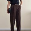 شلوار پری قهوه ای زنانه