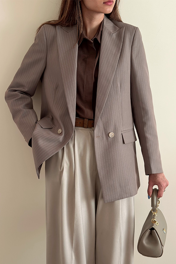 کت فاستونی راه راه زنانه