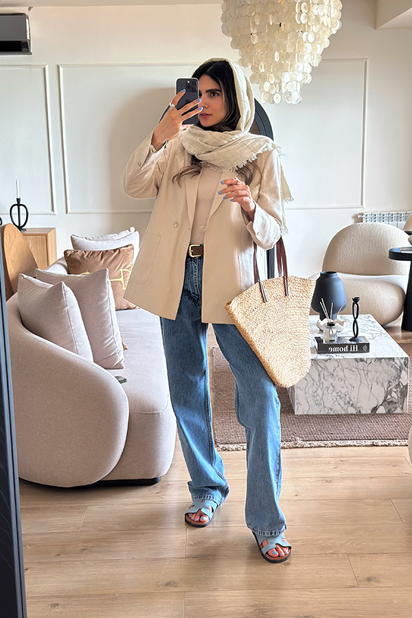 کت لینن زنانه مرتا