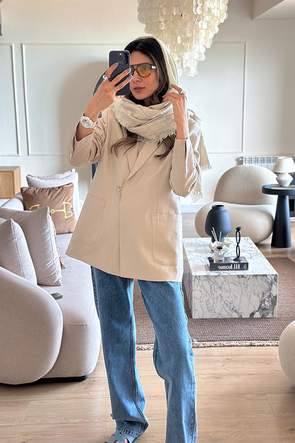 کت لینن زنانه مرتا