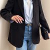کت گاباردین زنانه مشکی