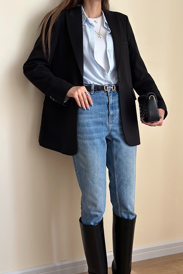 کت گاباردین زنانه مشکی