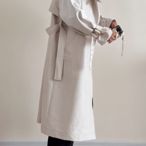 ترنچ کت زنانه کرم مرتا